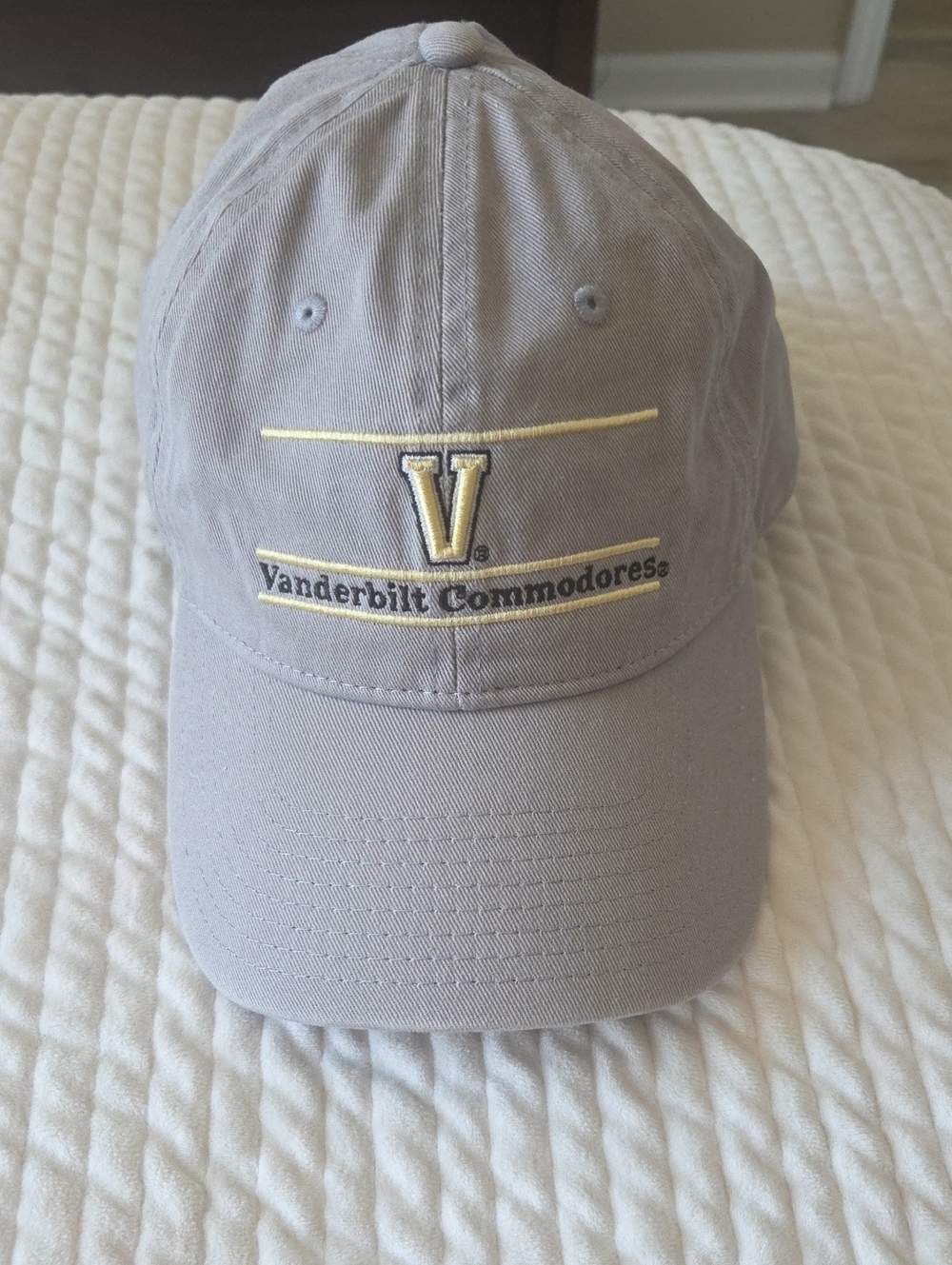 The Game Light Gray Vanderbilt Commodores Baseball Cap with Gold Accent